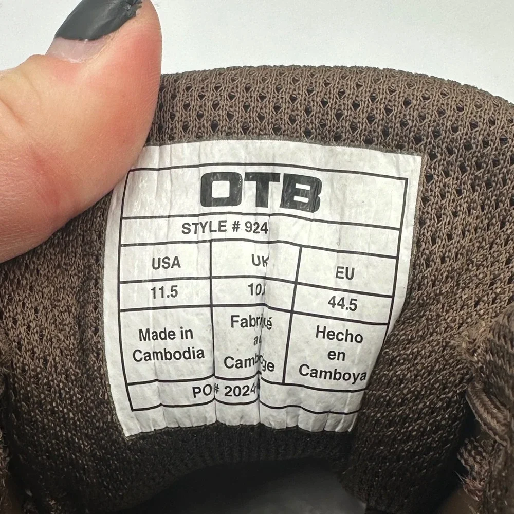 OTB T-Kool Mid Suede‎ Boots Brown Camo Men's 11.5 NIB Work Outdoor Hiking Trail
